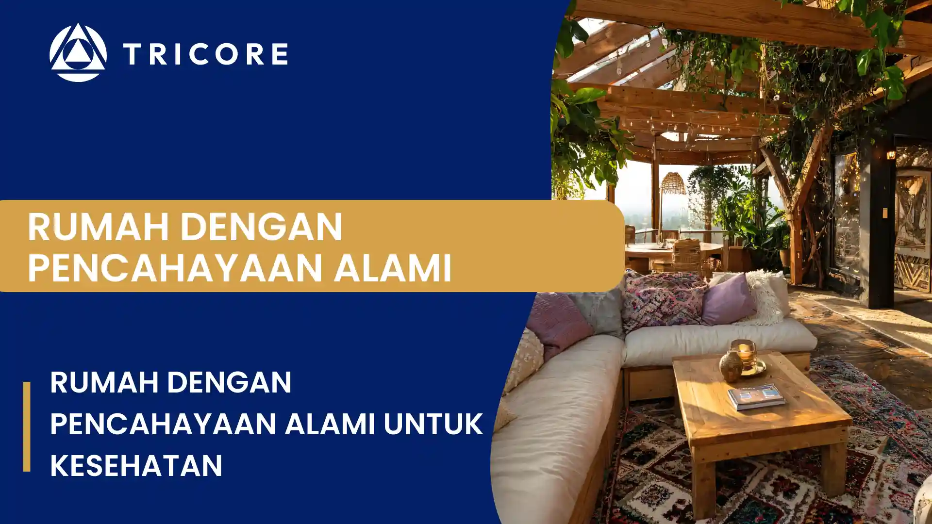 rumah dengan pencahayaan alami