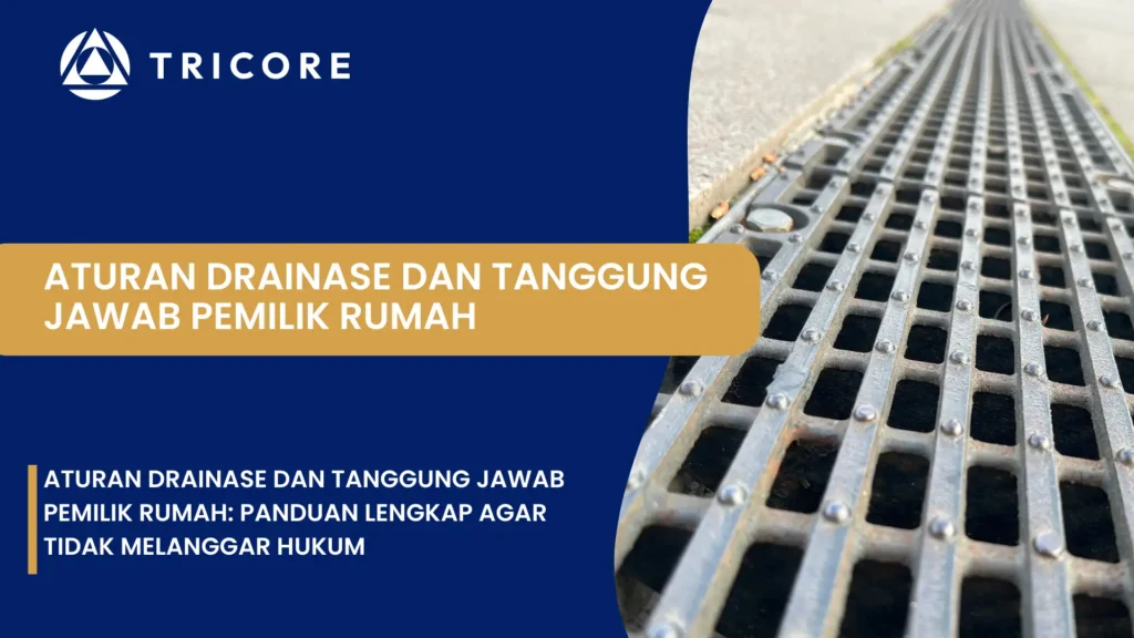 Aturan Drainase dan Tanggung Jawab Pemilik Rumah