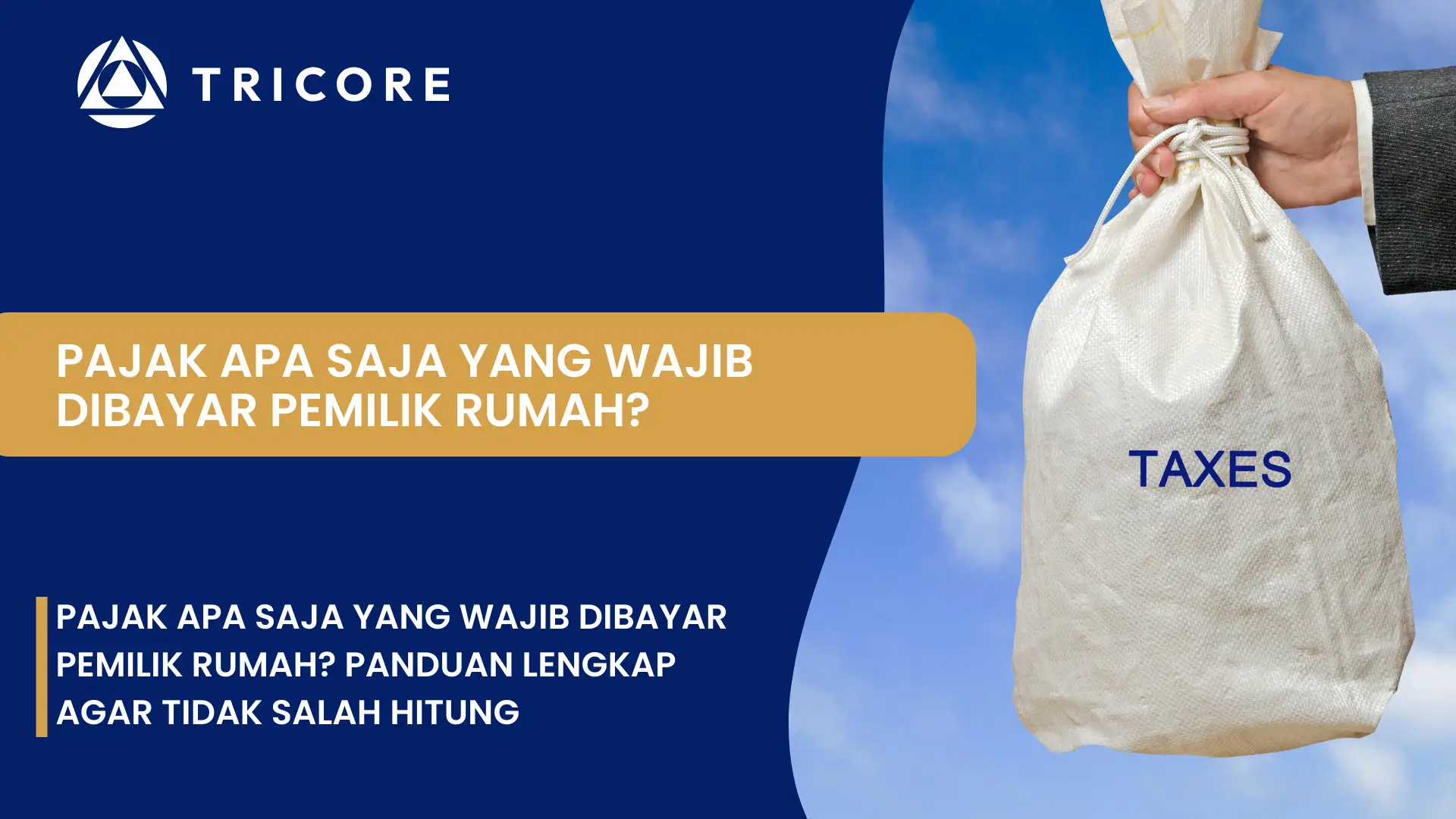 Pajak Apa Saja yang Wajib Dibayar