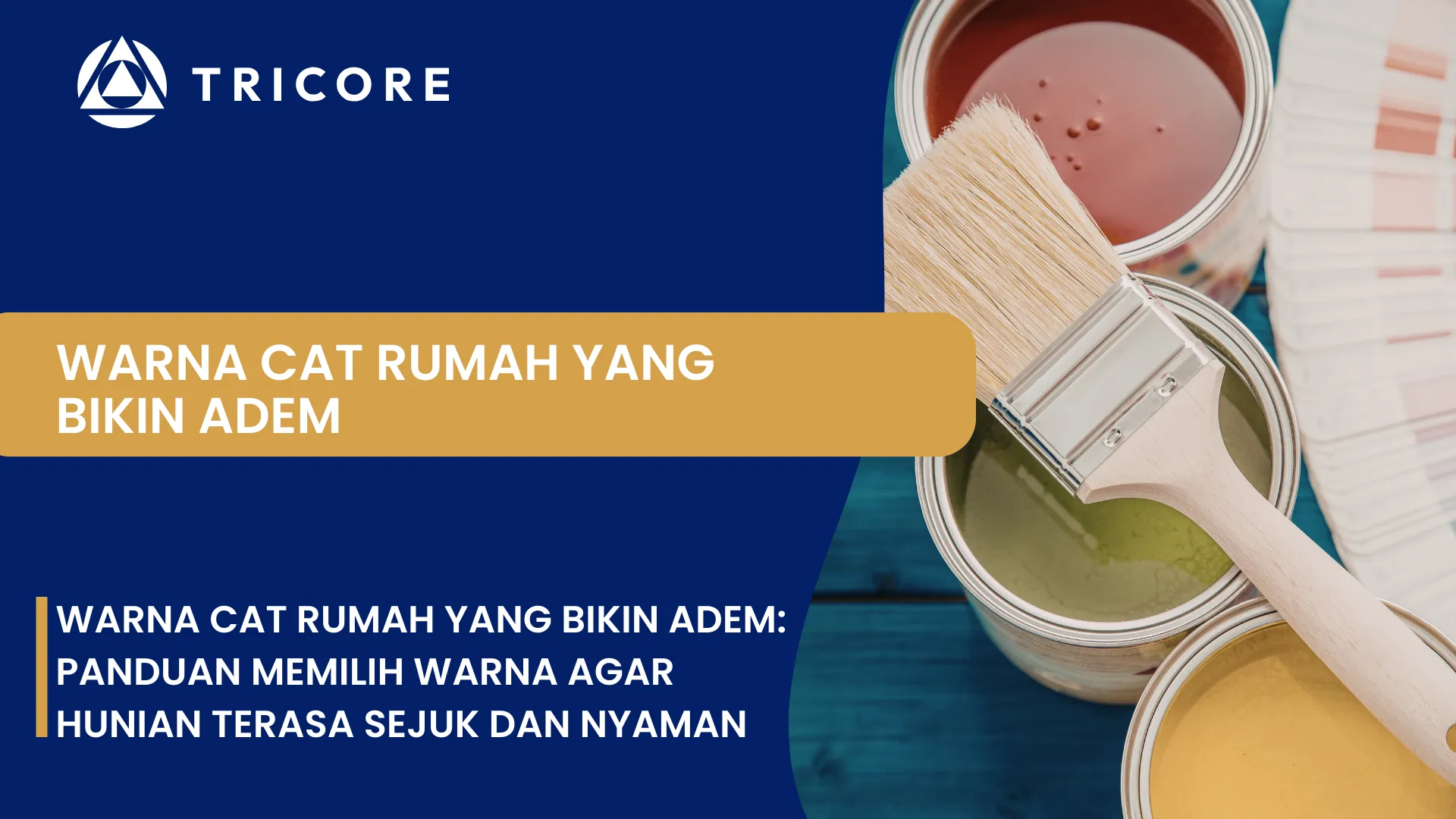 Warna Cat Rumah yang Bikin Adem