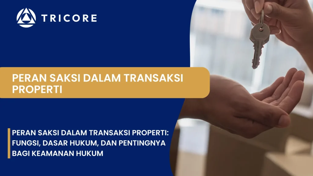 Peran Saksi dalam Transaksi Properti