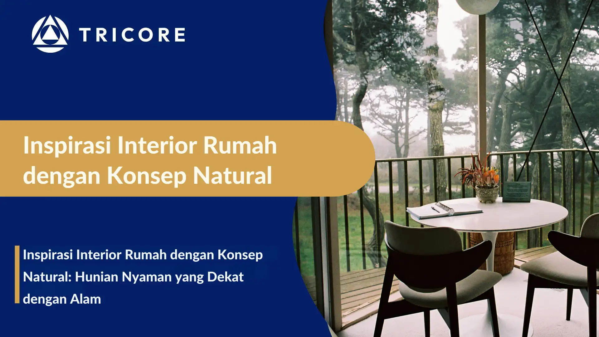 Inspirasi Interior Rumah dengan Konsep Natural